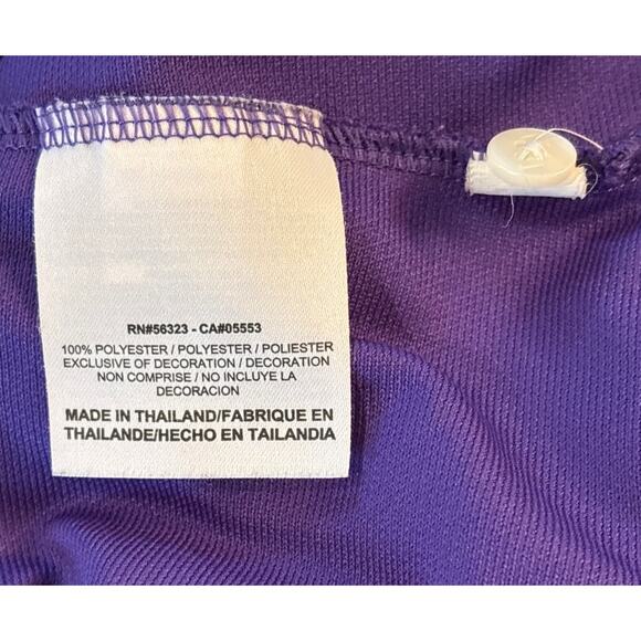 Nike Golf Dri-Fit Women’s L Sleeveless Polo Lot of 2 Teal & Purple - Picture 5 of 6